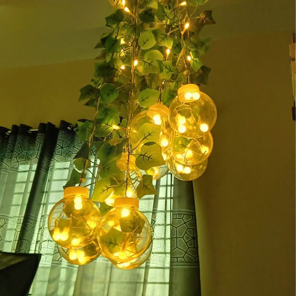 Wish Ball Leaf Curtain Light